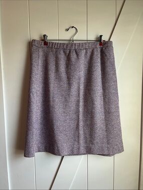 Vintage Lavender Tweed A-Line Skirt